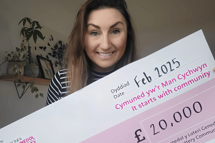 Emma Eckersley was awarded £20,000 in Welsh National Lottery funding to launch the Murphy Project
