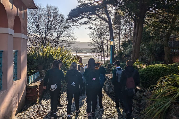 Students at Portmeirion