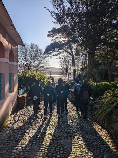Students at Portmeirion