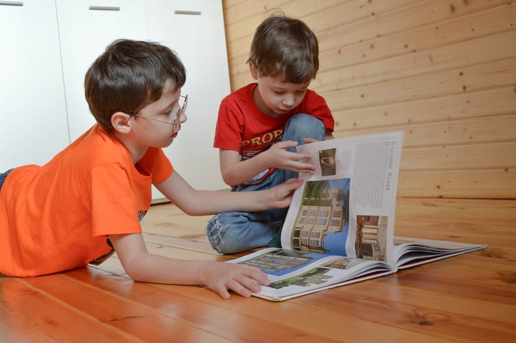 Children learning school home 