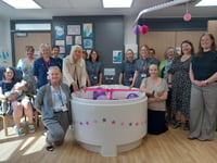 Bronglais Hospital unveils new birthing pool