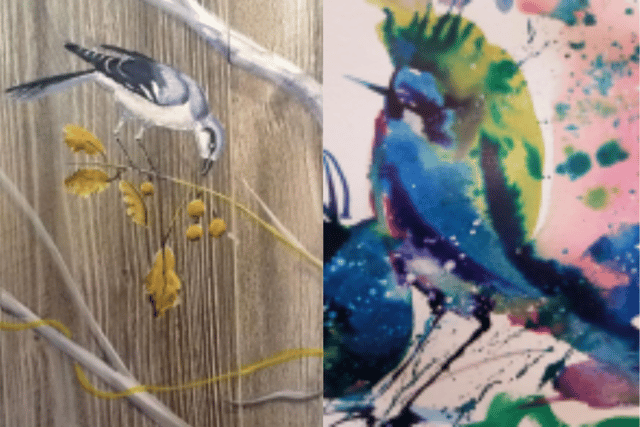 Chinese brush painting in Aberdyfi