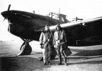 Family of Canadian pilot who crashed a WWII plane off Tywyn returns to visit wreck