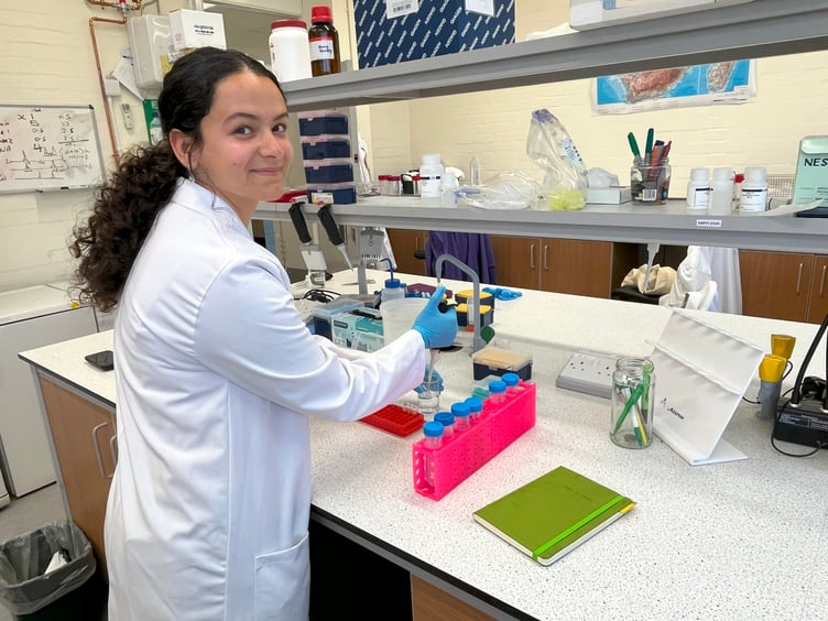 Postgraduate student, Nadine Johnson, Aberystwyth University