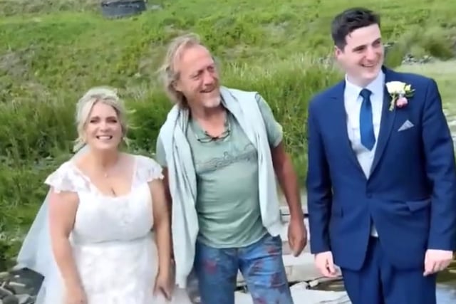 Game of Thrones star surprises Pembrokeshire couple on wedding day