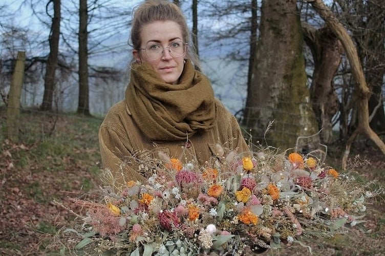 Sarah Breese's work is to become part of the first-ever display of funeral flowers at the Chelsea Flower Show