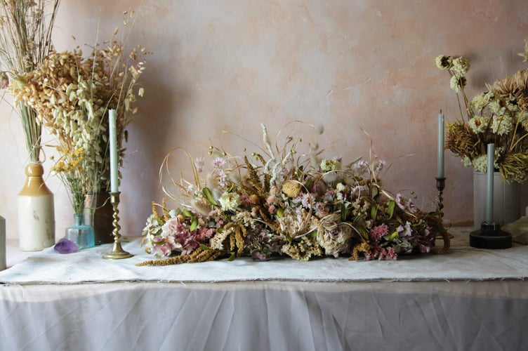 One of Sarah's altar displays