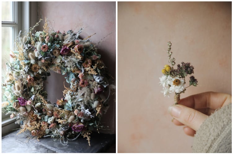 Sarah is part of the Farewell Flowers Directory which promotes personalised funeral tributes and aims to banish plastic floral foam and single-use plastic from funeral floristry