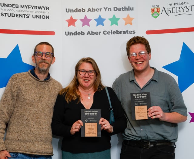 Awards celebrate staff and students at Aber Uni