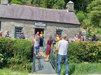 Llanafan WI open new wildlife garden