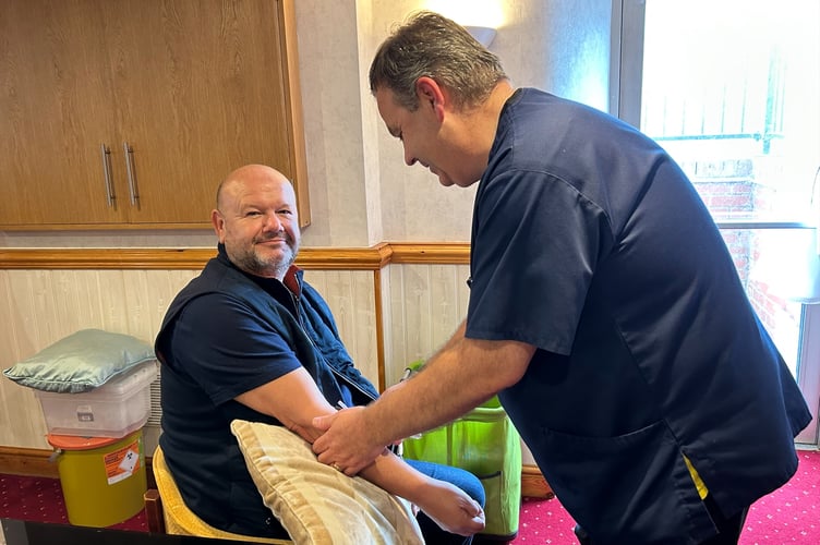 Nick Ackers takes the simple PSA blood test