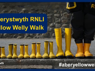 Aberystwyth’s RNLI crew to host welly walk and barbecue