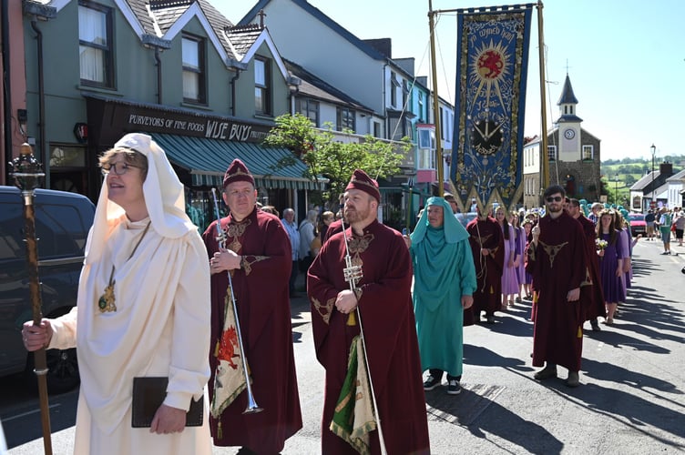 Narberth parade Eisteddfod