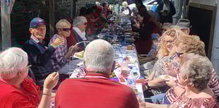 Borth celebrate VE Day with street party