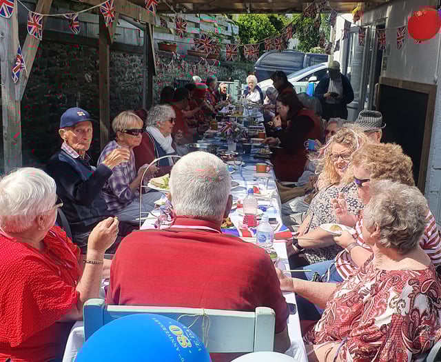 Borth celebrate VE Day with street party