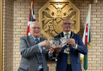 Retiring Llanidloes councillor gets standing ovation after 52 years in post