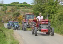 Drefach tractor run raises thousands for good causes