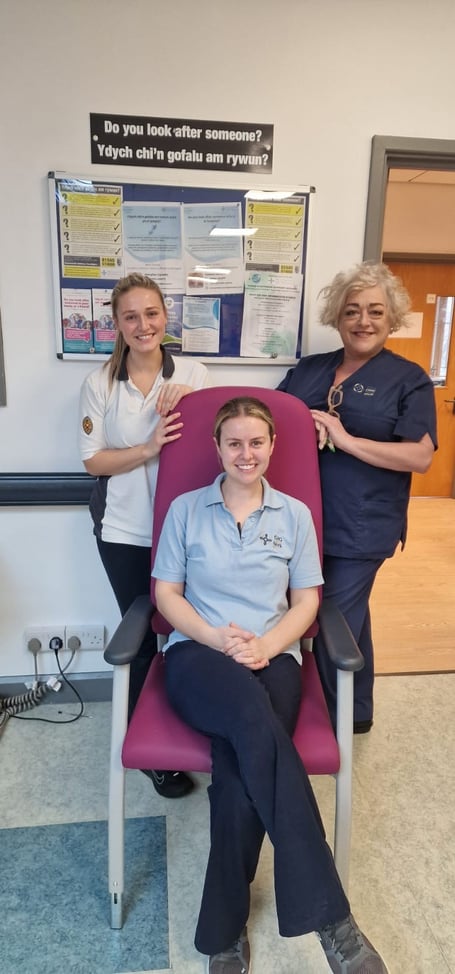 Bedside chairs for Ystwyth Ward