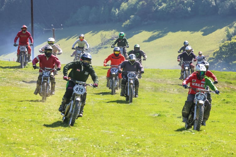 One of the scramble races at Abbeycwmhir