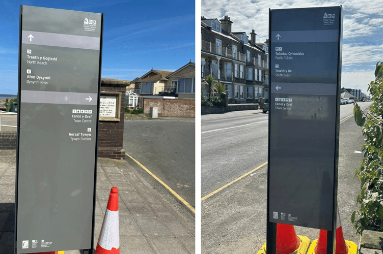 Linda McFall shared these images of the signs