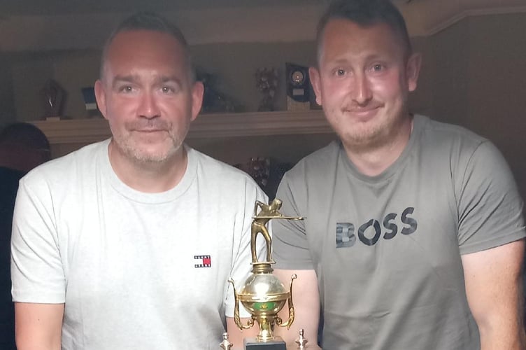 Capt/Vice Capt winners - Brian Roberts and Dion Jones