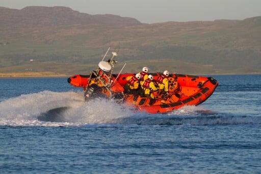 Criccieth’s Atlantic 85-class Lifeboat. Photo: Criccieth RNLI