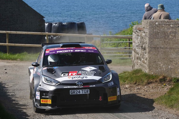 Jason Pritchard and Phil Clarke (Toyota GR Yaris Rally2)