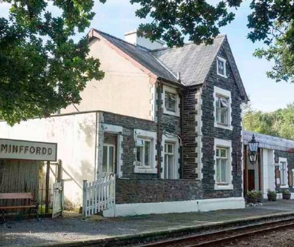 A modern view of the station building at Minffordd.Photo: Gwynedd Council