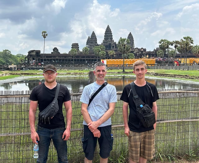 Ceredigion men help improve school in middle of jungle