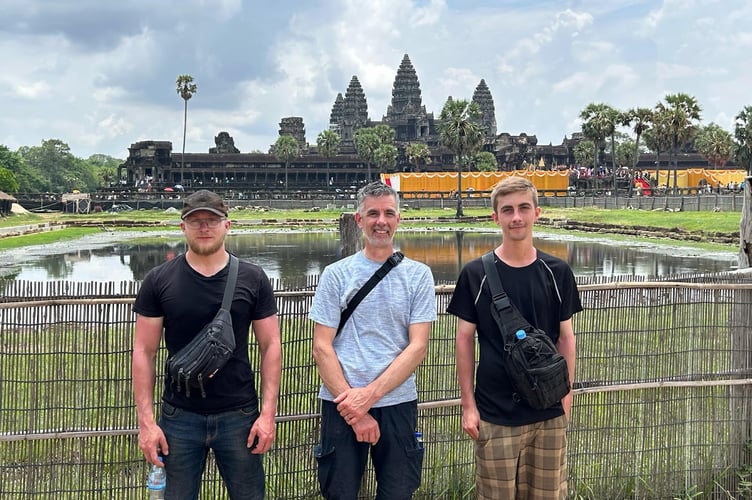 Ceredigion men help improve school in middle of jungle