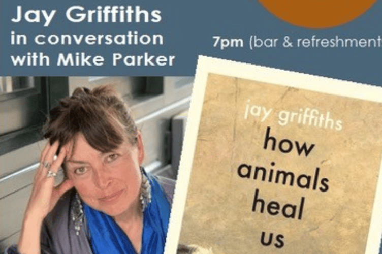 Jay Griffiths and her book, 'How Animals Heal Us'.