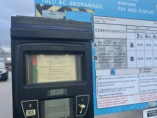 Powys one hour parking returns with new charges for blue badge holders