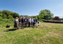Oak trees planted in Llanbadarn in memory of Ben and Tegwen