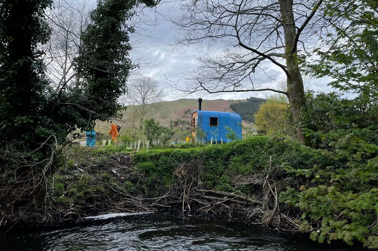 The new location sits on the banks of the Afon Dulas