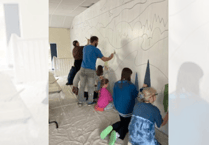 Pontrhydygroes village hall to unveil new mural of Ystwyth valley this week