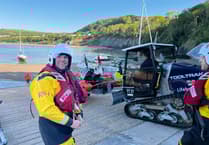 First shout for new helm as New Quay RNLI responds to beach emergency