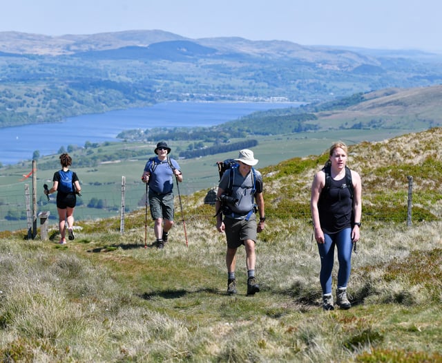 Bala charity walk raises £3,000