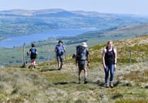 Bala walk success: £3,000 raised for charity