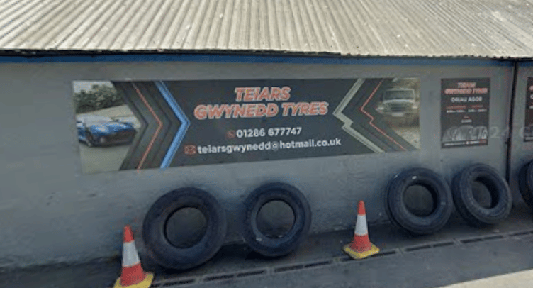 The application has been made by Lee Davitt and Thomas Hughes  of Gwynedd Teiars. Photo: Google Map
