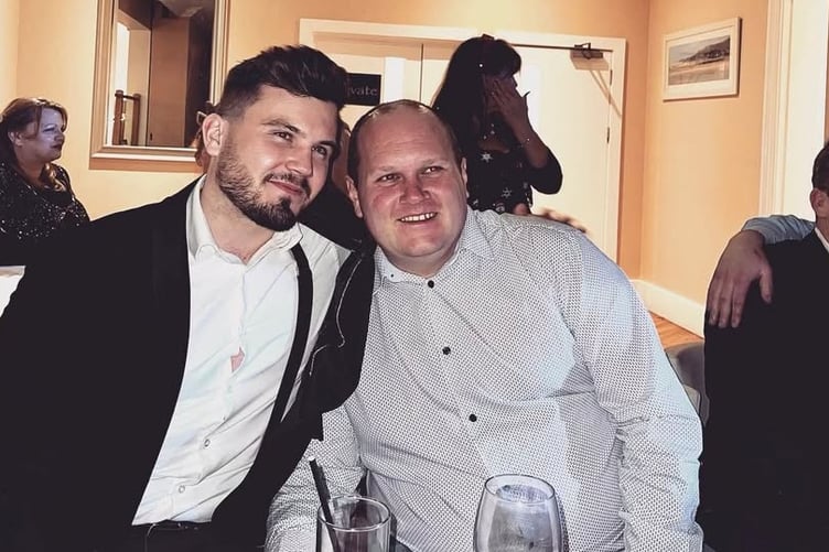 James Williams with his co-driver Dai Roberts