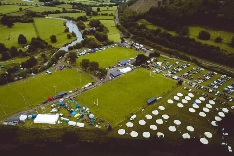 The Big Sleepover Facebook page shared this image of the site