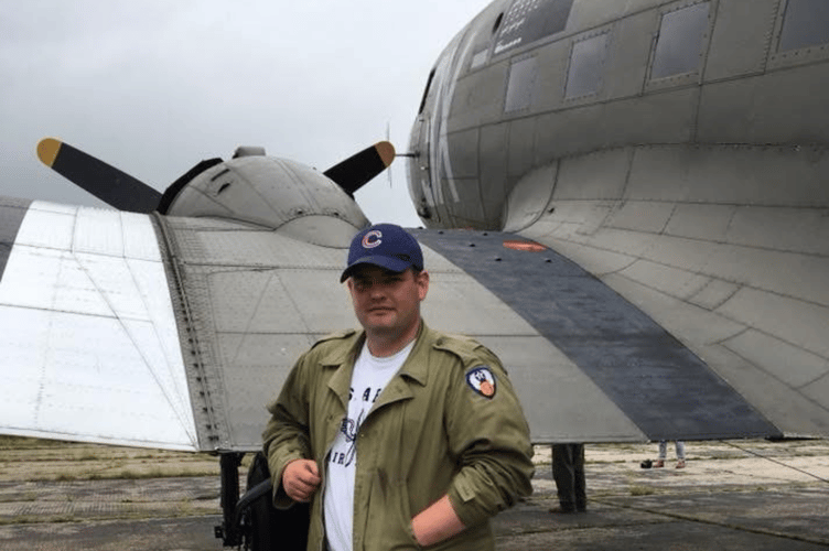 Military history enthusiast Adrian Hollis