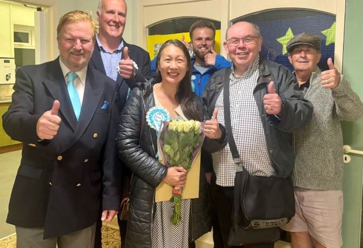 Cllr Beer will be the first Reform UK councillor in Carmarthenshire and neighbouring Swansea, Pembrokeshire and Ceredigion.
