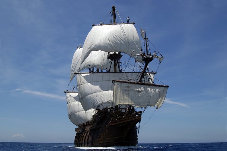 The historical ship Galeón Andalucía