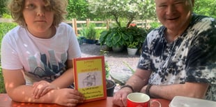 Boy, 10 learns to read with help of cat book by Ceinws author