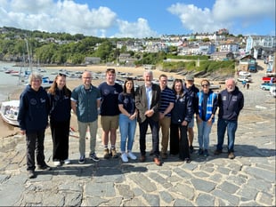 Minister visits New Quay as environment bill introduced