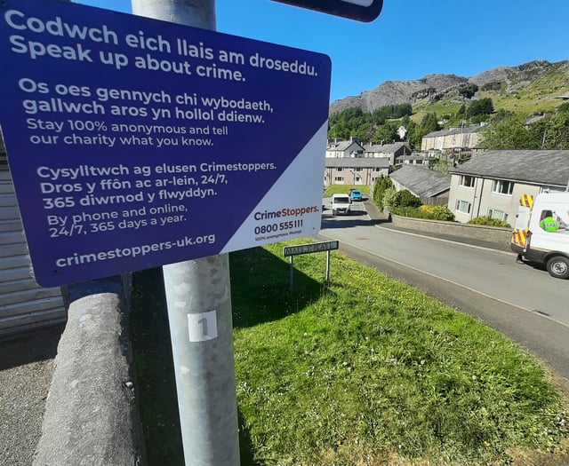 Gwynedd Crimestopper Zones tackle drugs, and crime