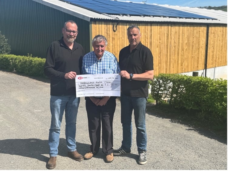 Islwyn Williams and sons Meirion and Emyr