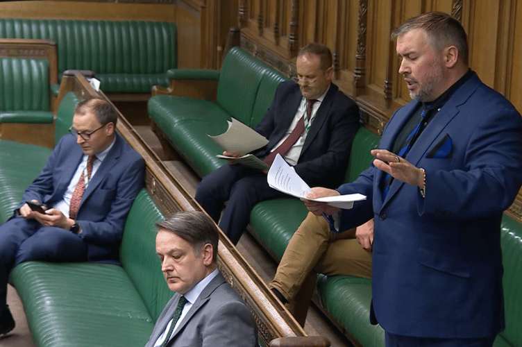 Mont MP Steve Witherden led the debate on 2 June demanding transparency and accountability from the government on its relationship with Israel