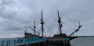 Last chance to see Galeón Andalucía before it leaves Caernarfon